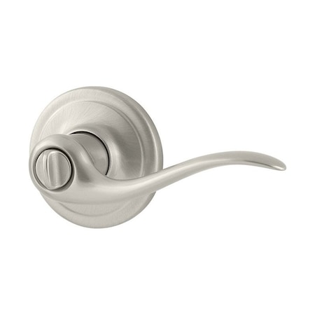 Kwikset Privacy Lockset Tustin Satin Nickel ANSI/BHMA Grade 2 1-3/4 Satin Nickel 5422456